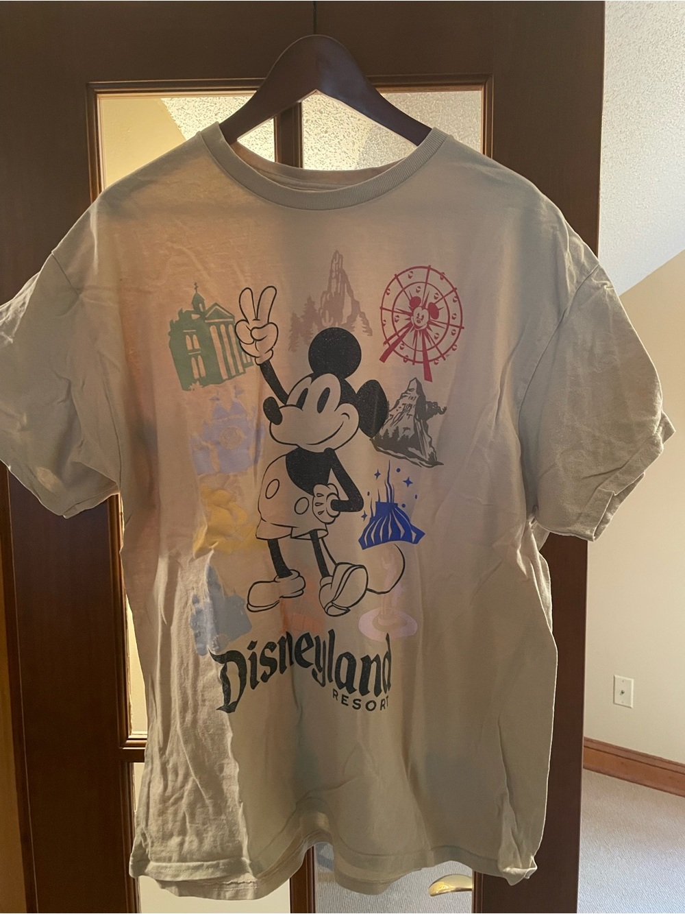 Disneyland Resort Mickey Graphic Tee - Beige XL